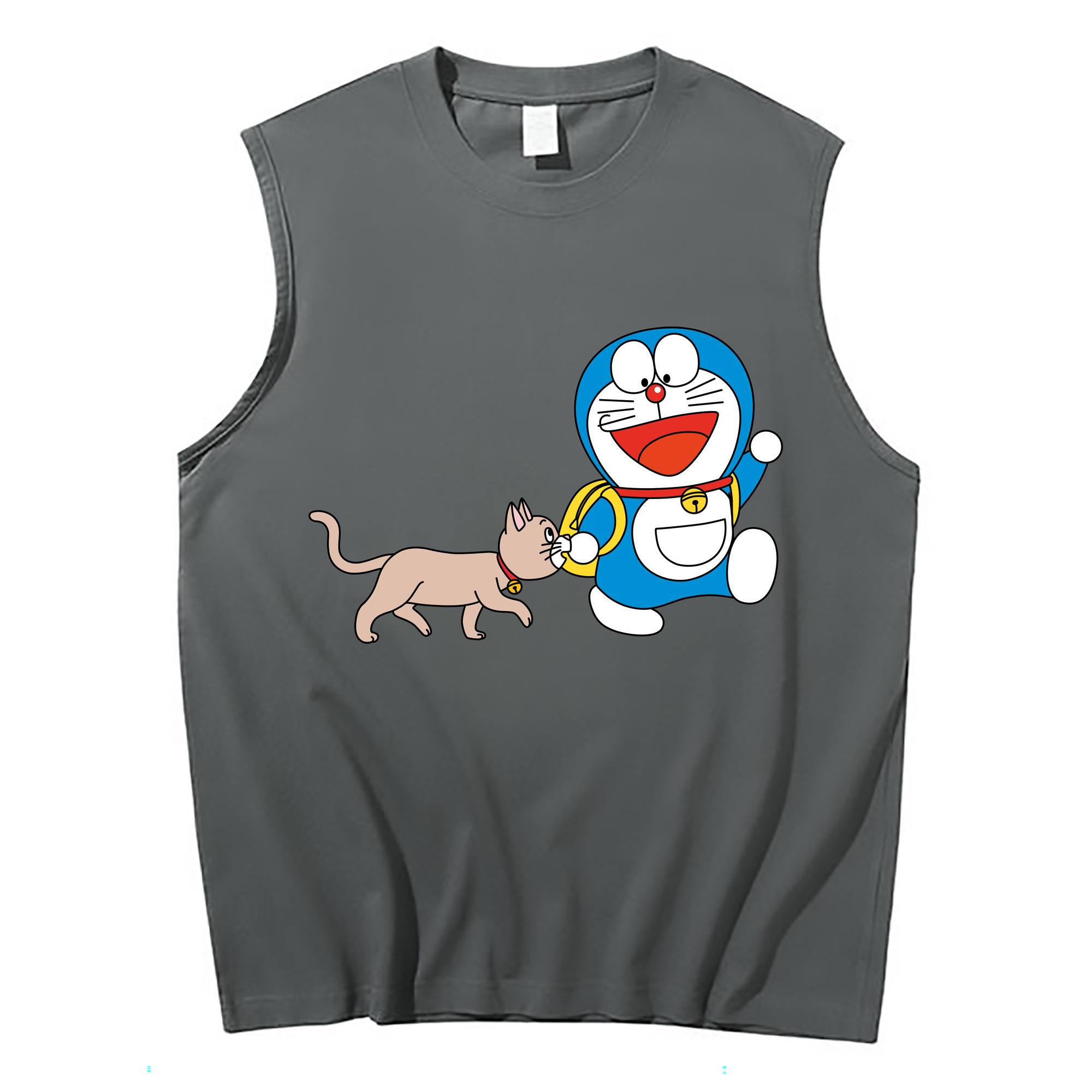 （画像用） ドラえもん Doraemon コットン100％タンクトップ（フロントプリント）